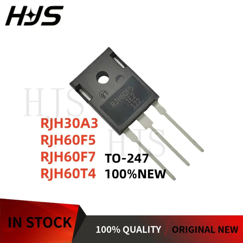 5PCS RJH30A3 RJH60F5 RJH60F7 RJH60T4 TO-247 30A3 60F5 60F7 60T4 TO247 ในสต็อก mos ชิป ic SBJT