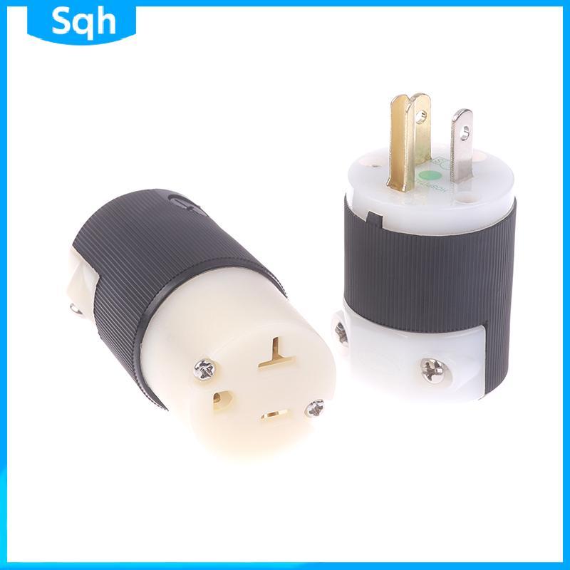 Bri US Plug หญิง Soet HBL5266C NEMA 5-15P/15R AC แหล่งจ่ายไฟชาย Connector ywr
