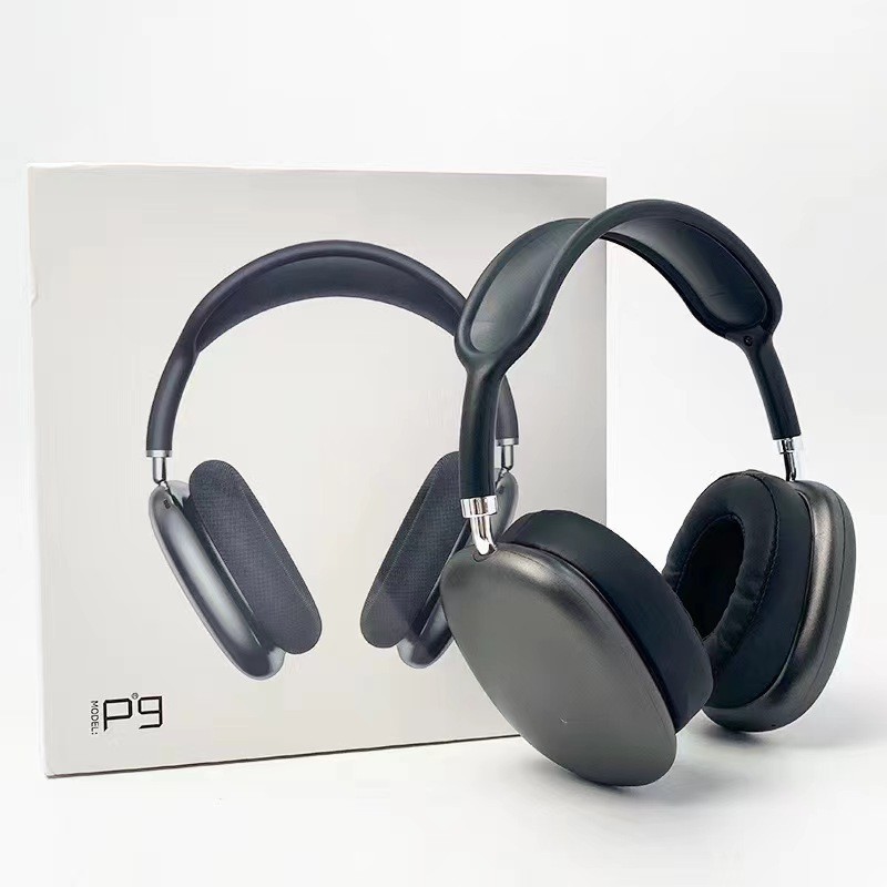 Jz mall P9 หูฟังไร้สาย Bluetooth 5.0 หูฟังครอบหู หูฟังซับวูฟเฟอร์พร้อมไมโครโฟน