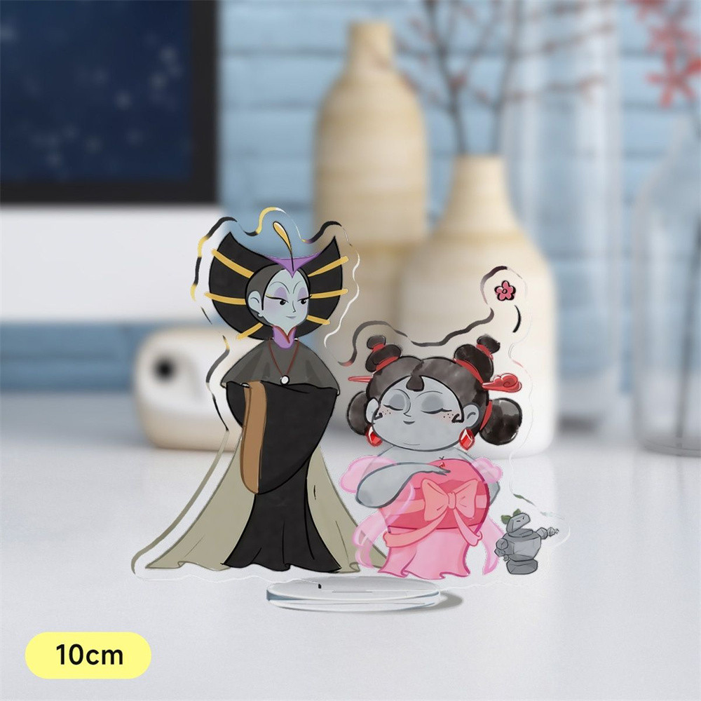 อะนิเมะจีน NeZha2 Born Bonds Series พวงกุญแจ NeZha อะนิเมะ Action Figure 10 ซม.อะคริลิคขาตั้งแฟนตาซี