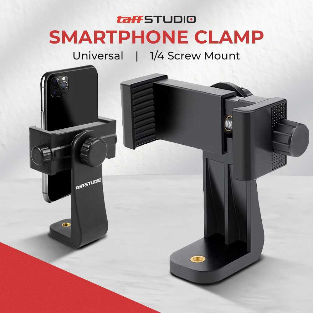 UR TECH Universal Smartphone Clamp - C4 - สีดํา