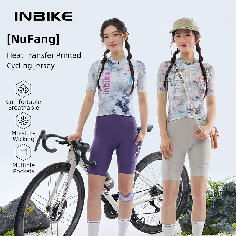 เสื้อยืดสำหรับขี่จักรยานผู้หญิง ออกแบบเพื่อฤดูใบไม้ผลิและฤดูร้อน ระบายอากาศได้ดี ยืดหยุ่น และแห้งไว