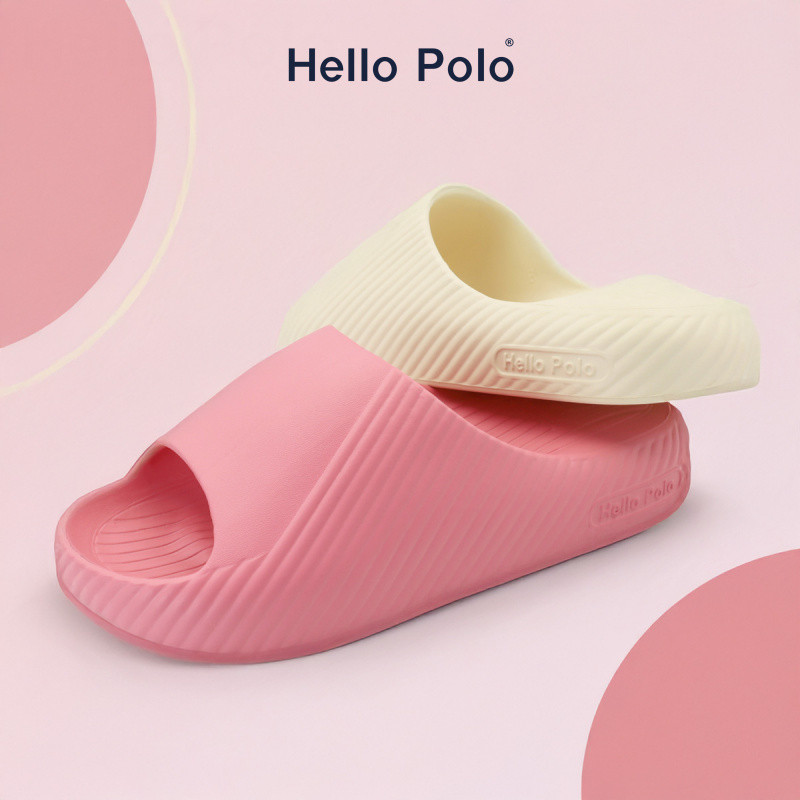 Hello Polo รุ่น HP8014 รองเท้าแตะ รองเท้าใส่อยู่บ้าน รองเท้าแตะผู้ชายผู้หญิง กันลื่น แฟชั่น นุ่ม วัสดุ EVA Size 36-45