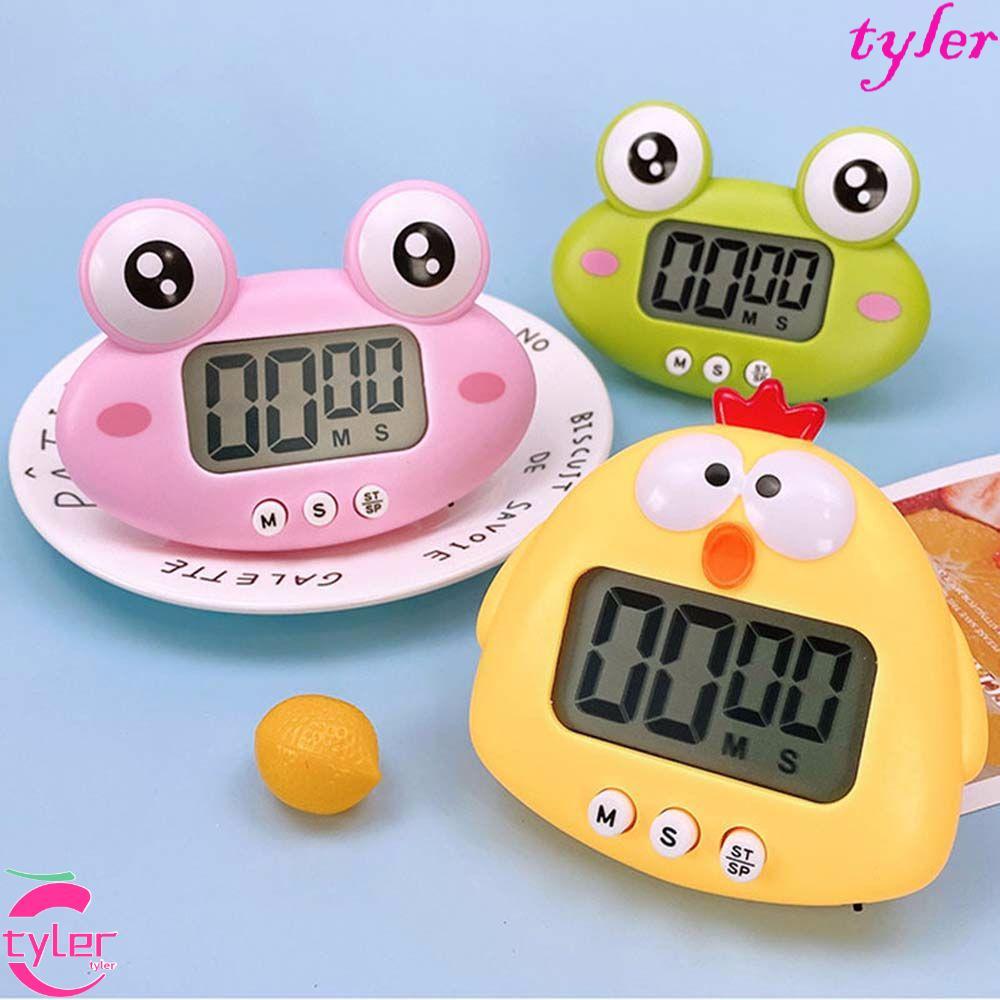 TYLER ตัวจับเวลาในครัว Digital Magnetic Chronograph Shower Study Home Alarm Clock