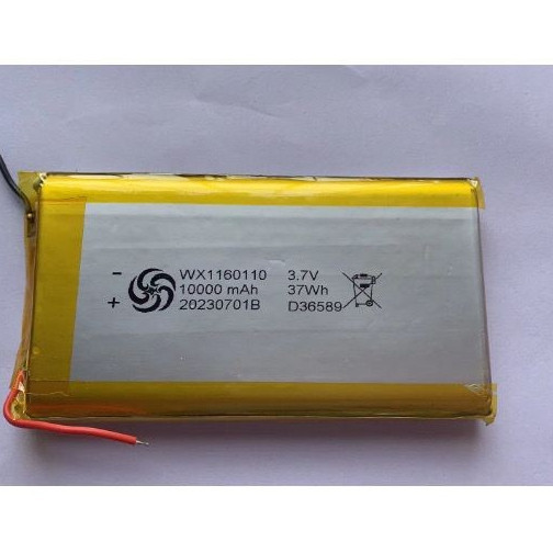 ใหม่เอี่ยม1160110ชิ้นส่วนอะไหล่เซลล์แบตเตอรี่ลิเธียมโพลีเมอร์ 3.7V แบตเตอรี่สำรองอเนกประสงค์ ความจุข
