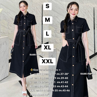 พร้อมส่ง S-XL⚡️RM 9013 ชุดเดรสสีดำ เดรสสีขาว ดีเทลสุดเก๋ สวย…