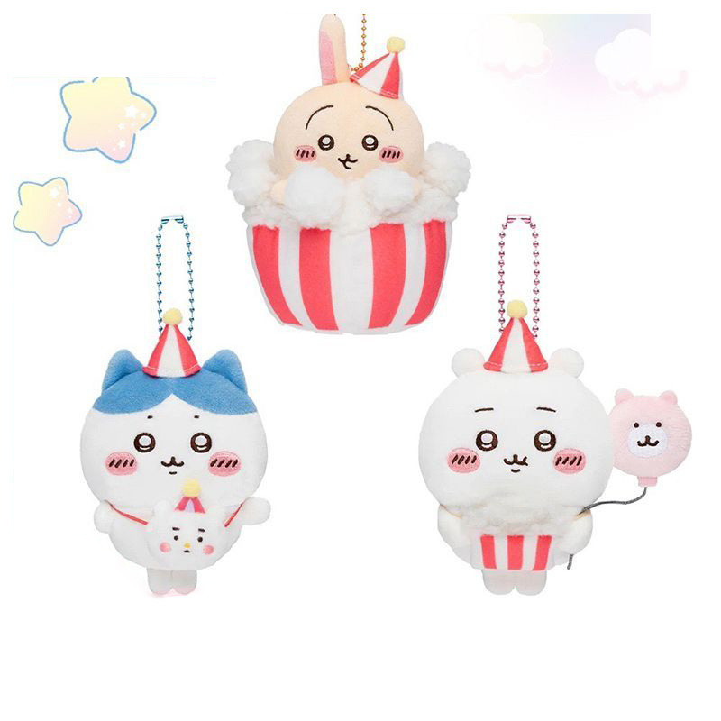 【พร้อมส่ง】chiikawa พวงกุญแจ เคส แท้ ตุ๊กตา พวงกุญแจ ชุดจี้ตุ๊กตาแปดน้อยน่ารัก Usagi Ika Doll chiikaw