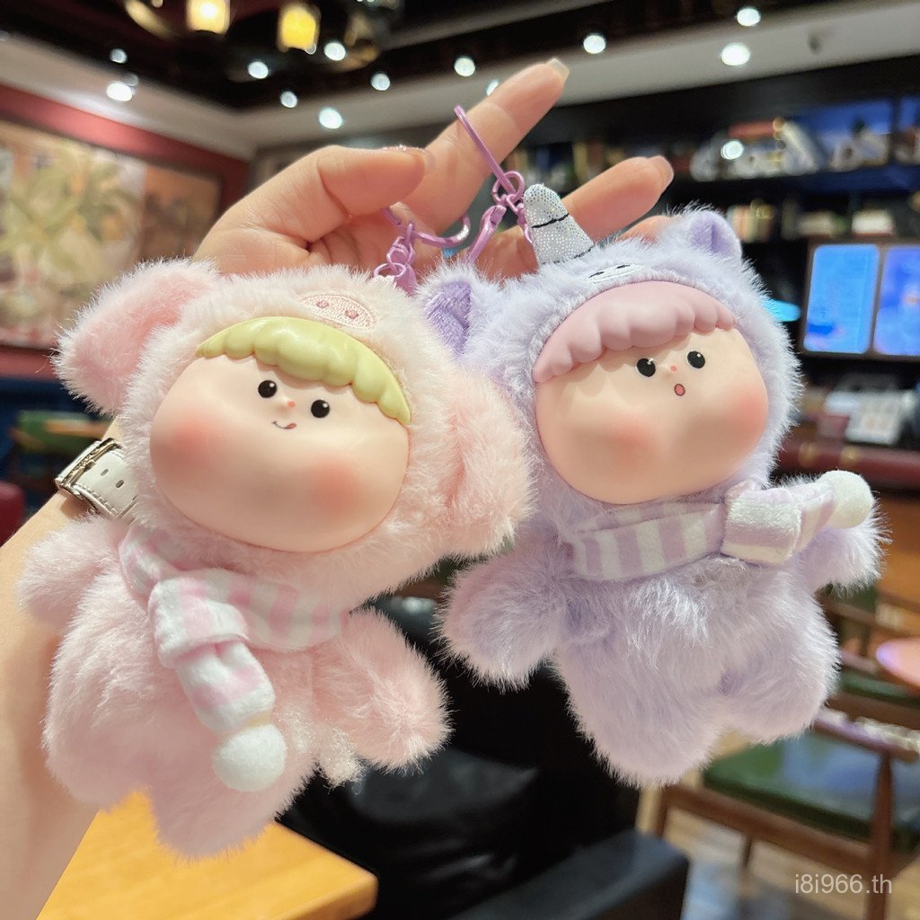 DUDU Zoo Plush Mystery Box พร้อมพวงกุญแจน่ารัก อินเทรนด์สำหรับเกมเครื่องคว้าน