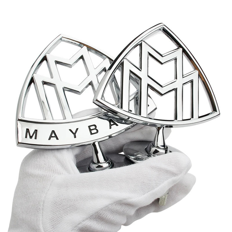 Car Hood Logo Emblem Badge Replace Sticker For Benz Maybach GLS S Class S560 S600 S650 S680 GLS600 W