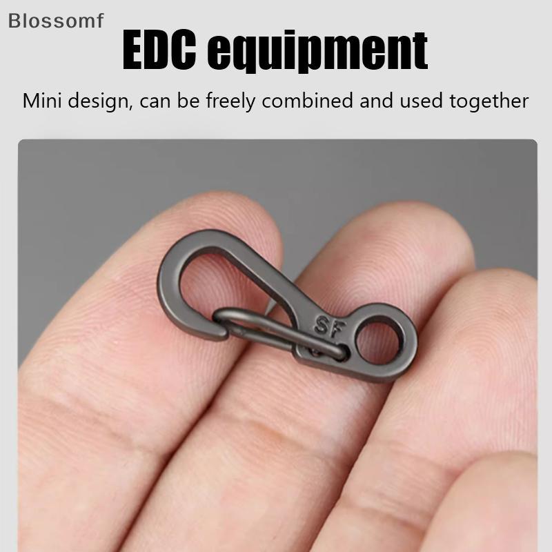 Blossomf Buckle Classic And Simple Spring Buckle Quick พวงกุญแจอุปกรณ์พวงกุญแจใหม่