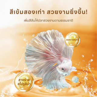 Doge&Orange อาหารสำหรับปลาขนาดเล็ก สำหรับปลาสวยงาม เร่งสี เร่งโต ส่วนผสมจากธรรมชาติ ขนาด400ml PU212