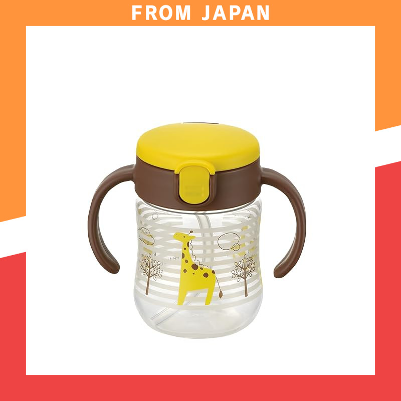 Richell Try Straw Mug SD Yellow 1 piece 200ml 7 months