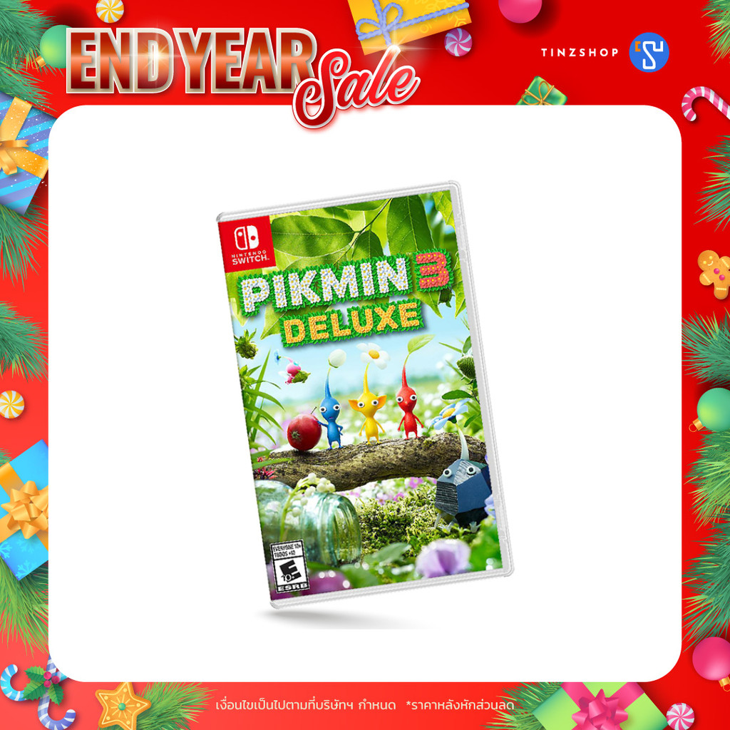 [ส่งด่วน] [End Year Sale] Nintendo Switch Game Pikmin 3 Deluxe Edition Zone Asia / ภาษาอังกฤษ แผ่นเก