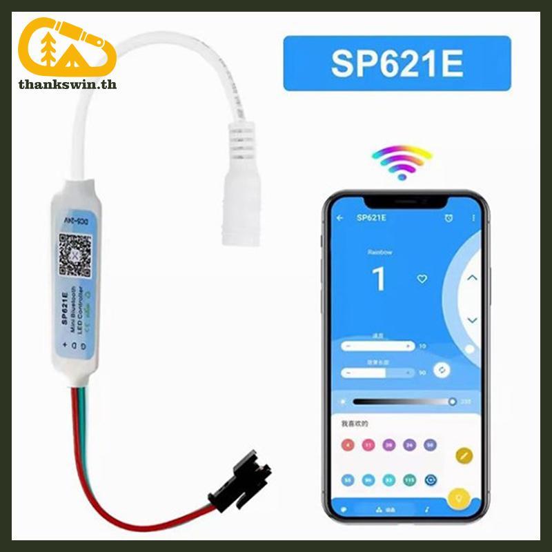 Thankswin SP621E RGB Controller สําหรับ WS2811 WS2812 WS2813 LED Strip Light Control -24V th