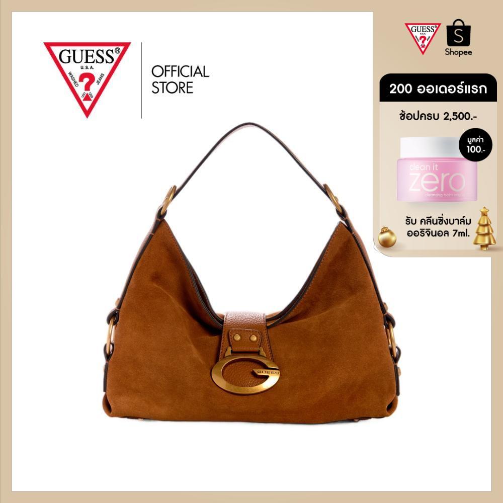 GUESS กระเป๋า รุ่น SB930818 CAMDEN SHOULDER BAG SHOULDER BAG สีน้ำตาล