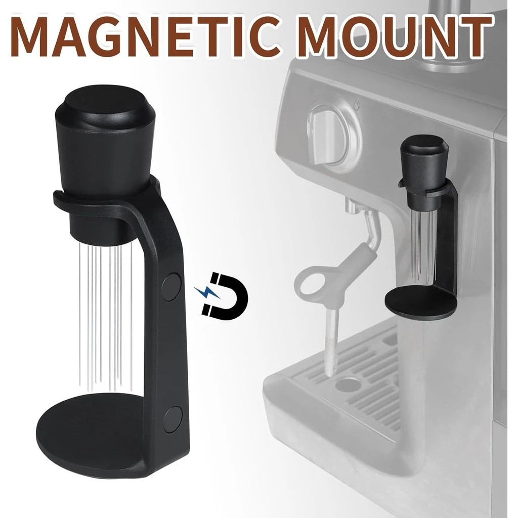 เข็มเกลี่ยผงกาแฟ 58 มม. ปรับระดับความลึกได้ตามต้องการ ไม่ทิ่งรอย ใช้กับเครื่องชงกาแฟ รุ่นธรรมดา สีขาว สีดำ - รูปที่ 5