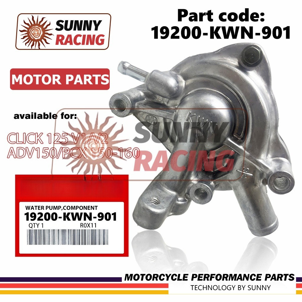 KWN ปั๊มน้ำแท้ศูนย์ CLICK125I PCX150 CLICK150I 19200 - KWN - 901