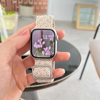 กรณี + สายไนลอนสําหรับ แอปเปิล ดู 46/42/44/40/45/41 มม.42 มม.38 มม.ปรับวงยืดหยุ่นสําหรับ iดู ชุด 11 10 9 8 7 6 กับ 5 4 พิเศษ3/2 สายคล้องกรณีนุ่
