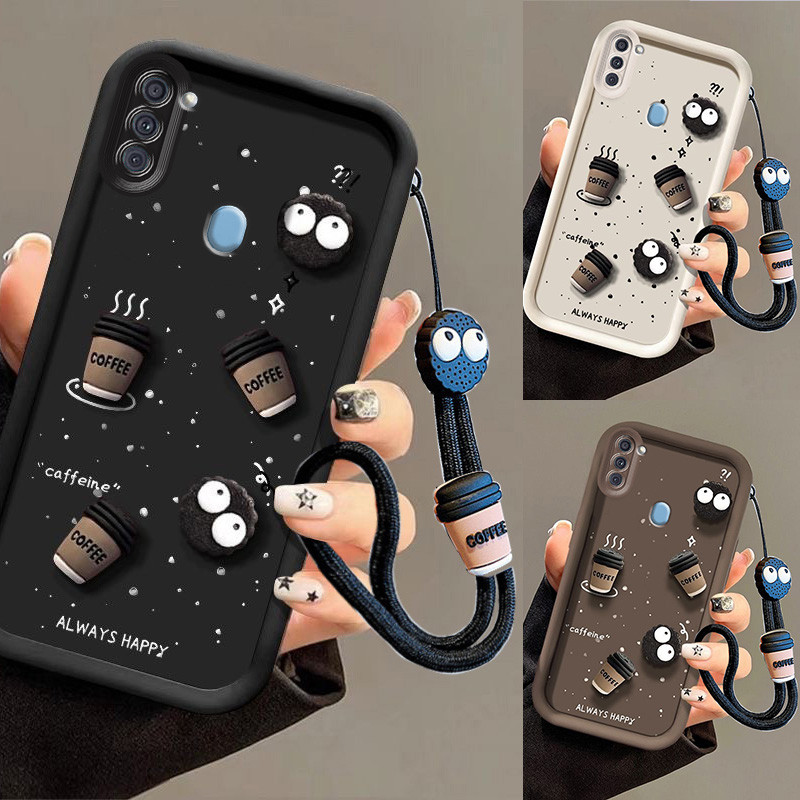 เคส Samsung a11 เคส Samsung m11 ถ้วยกาแฟ เคสโทรศัพท์ป้องกันการตกกระแทก