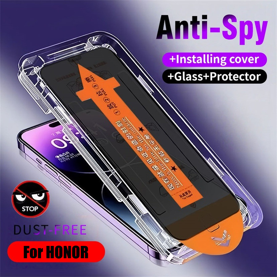 ฟิล์มกระจก เต็มจอ สำหรับ Honor กันมองกันเสือก PVT รุ่น Honor 600 400 200 Smart 90 Lite 20 Pro X5 X5B X6 X6S X6A X6B X6C X7 X7A X7B X7C X7D X8 X8A X8B X8C X9 X9A X9B X9C X9D Play 10 กันฝุ่นแบบคลิกเดียว
