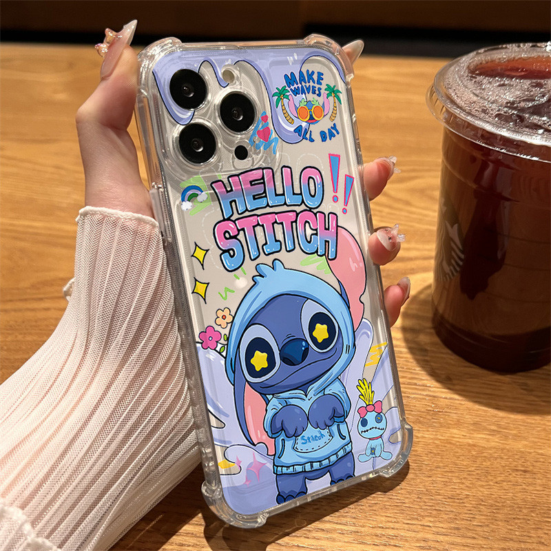 เคสโทรศัพท์ลายสติทช์น่ารัก ใช้ได้กับ iPhone 11/13/12/14Plus,16Pro,17Max,8/7Plus,X/XR กันกระแทก รหัสสินค้า: ZTSJFSTKK0466
