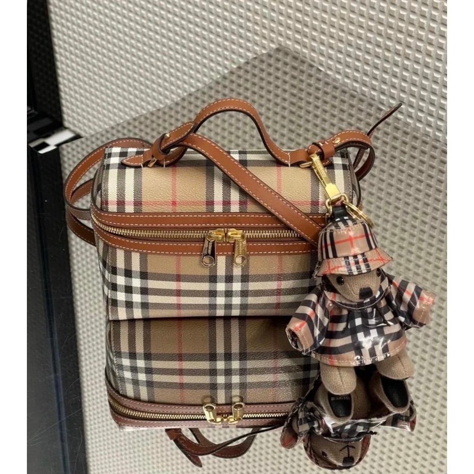 Burberry Bag 2026 Burberry New Style Box Cosmetic Bag กระเป๋าสะพายข้าง