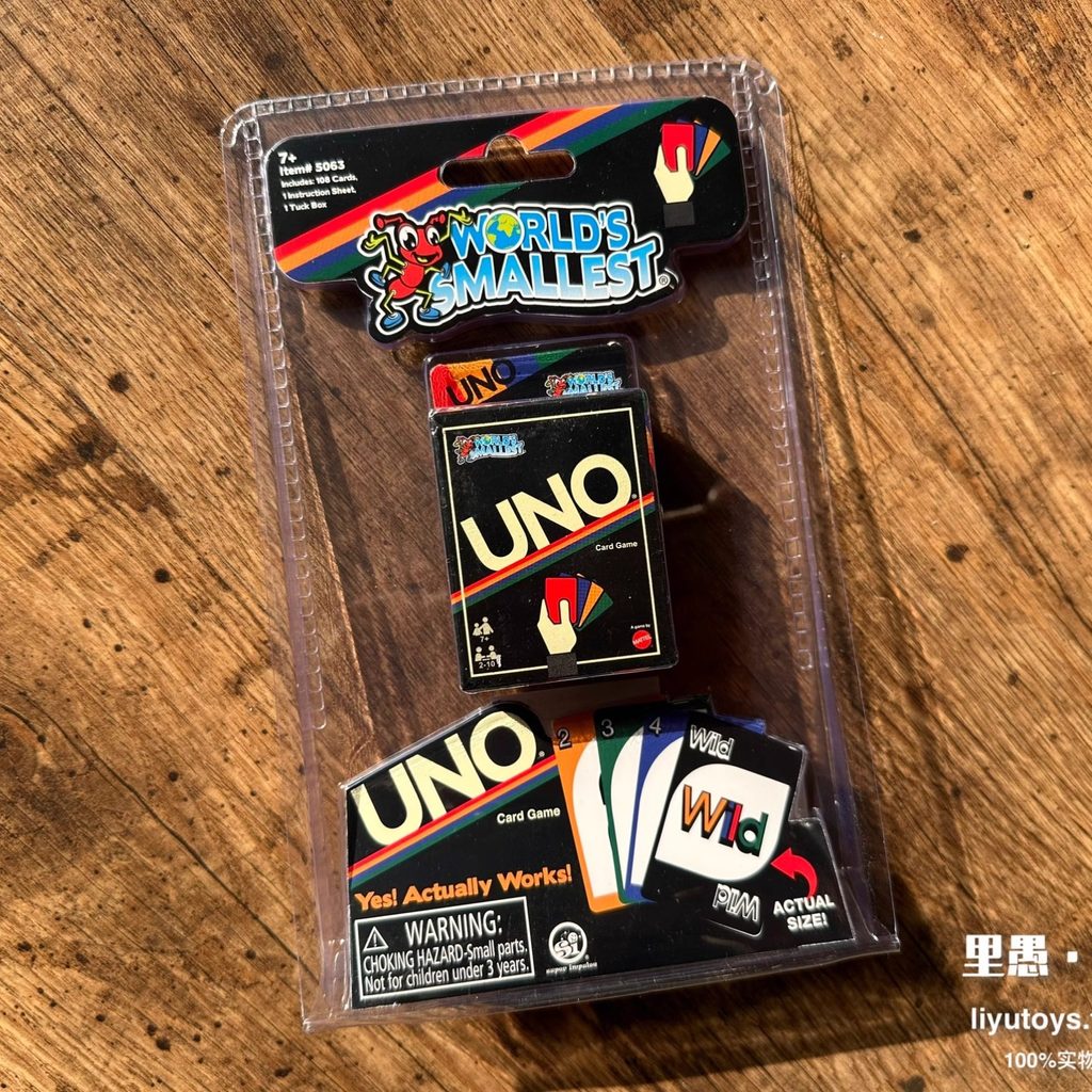 พร้อมสต็อก ของแท้ World zui Miniature Black Box Retro Retro Series uno uno Board Game Card Collectio