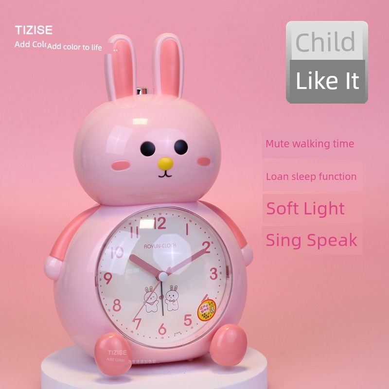 นาฬิกาปลุก alarm clock Sika Deer Girl Smart Wake Up Handy Tool นาฬิกาปลุกขนาดเล็ก