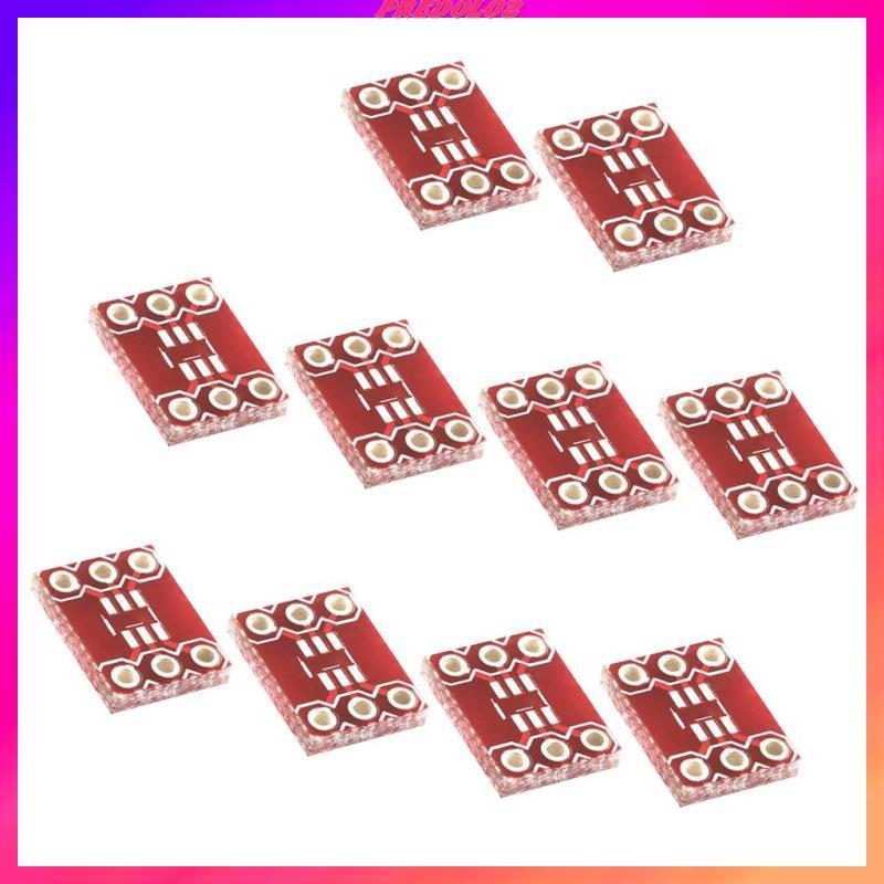 [Predolo2] แพ็ค 10 ชิ้น 6 พิน SOT23 เป็นอะแดปเตอร์ DIP บอร์ด PCB SMD บอร์ดแปลงใหม่