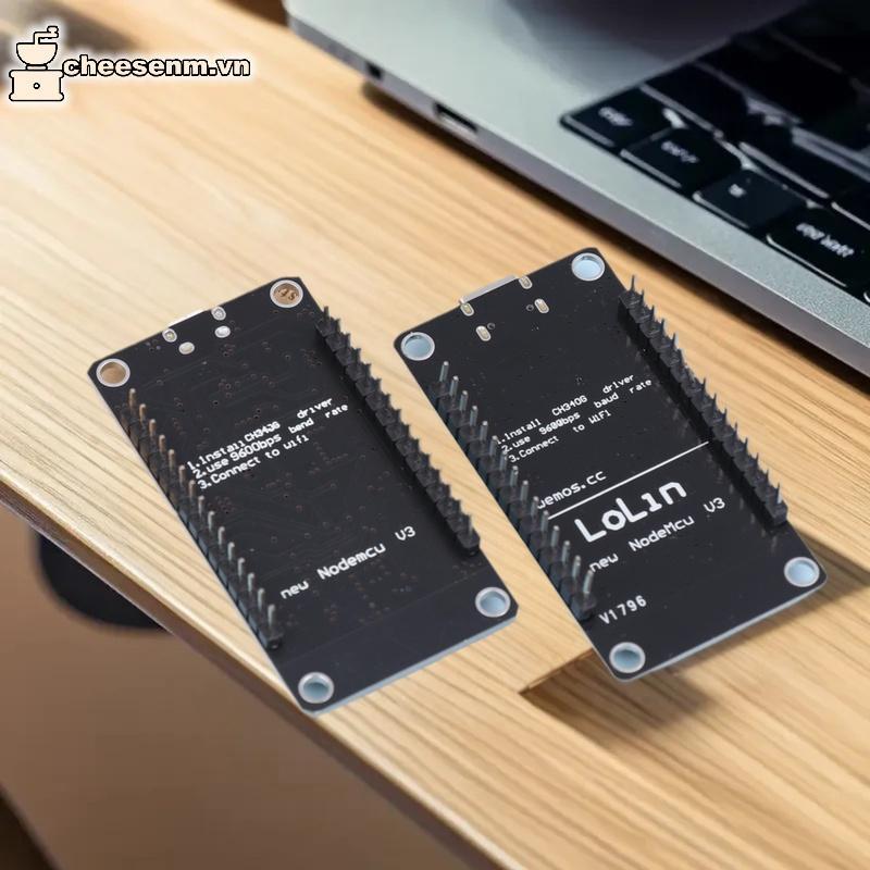 Cheenm Nodemcu Lua V2.1 ESP8266 ESP-12F บอร์ดพัฒนา WIFI Micro USB- CH340 ckboard พร้อมแฟลชปุ่มและ RS