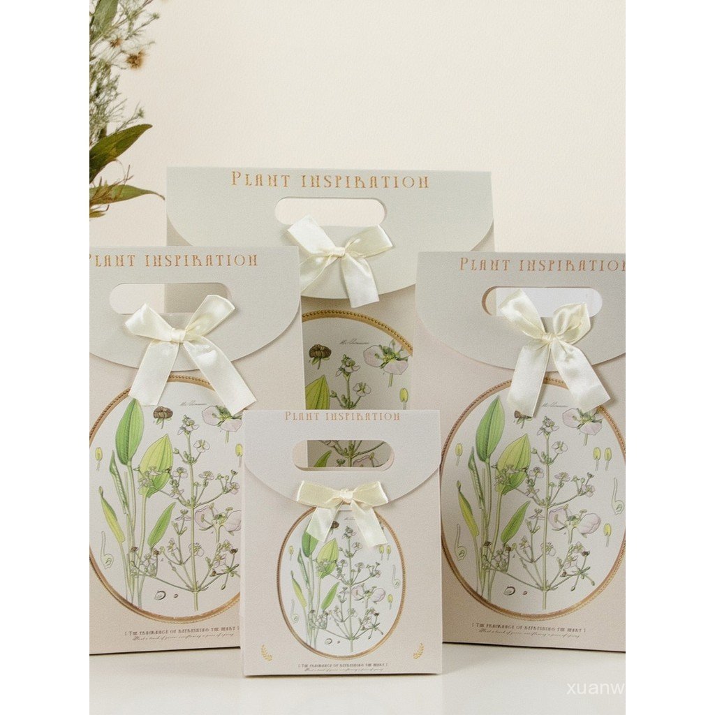 กระเป๋าของขวัญวันเกิด Tote Bag Flip Gift Bag ถุงบรรจุภัณฑ์ ถุงกระดาษ School Teachers Day Gift Bag WA