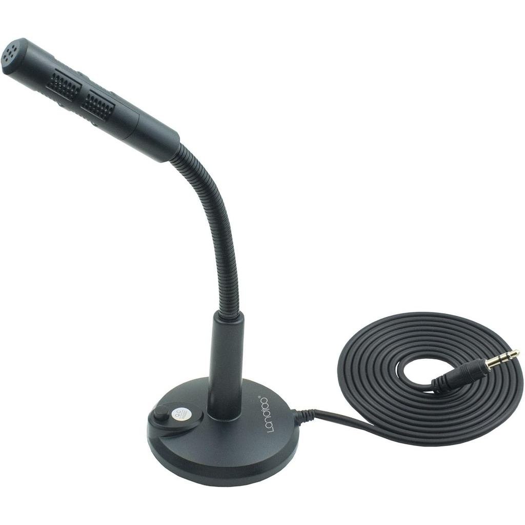 3.5mm Male Microphone, Plug and Play Desktop Laptop gooseneck Microphone, Suitable for Games, Meetin