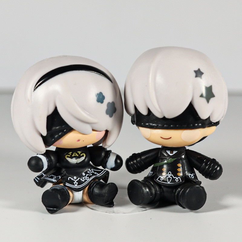 ฟิกเกอร์ NieR Automata 2b 9S ขนาด 6 ซม.