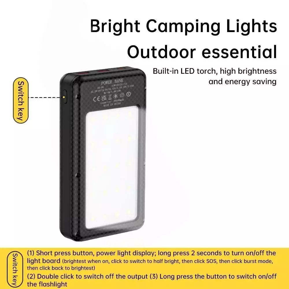 6*18650 Power Bank กล่องแบตเตอรี่แบบพกพา 37.5W Dual USB Type C ชาร์จเชลล์ทํางานสมาร์ทโฟนทั้งหมด 18650 แบตเตอรี่กรณี DIY thumbnail 5