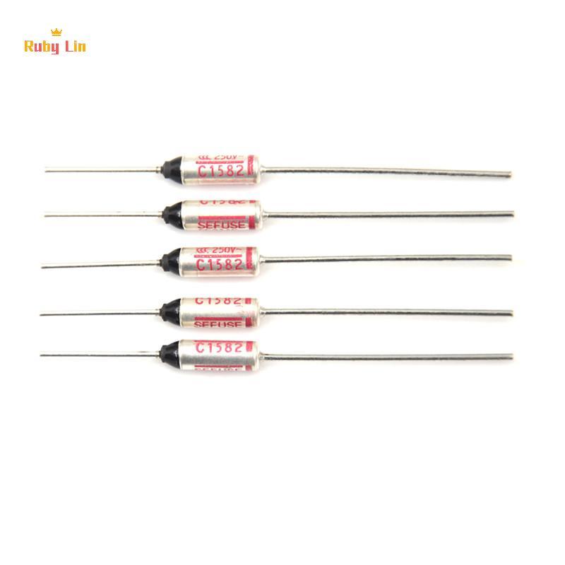 Ruby Lin 5 ชิ้น SF214E Sefuse Cutoffs ฟิวส์ความร้อน 216°C 216 องศาเซลเซียส 10A 250V