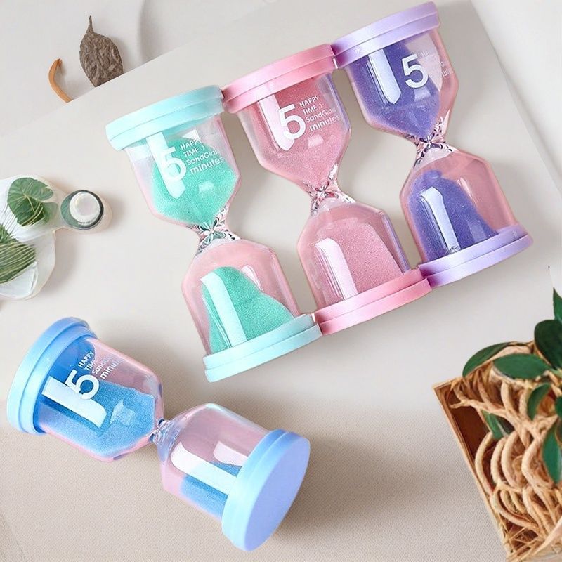 New Product#[5850Positive Review]Macaron Cute Children's Hourglass/Timer 3/5/10/20/30Learn to Brush 