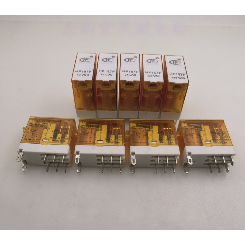 ((1 ชิ้น) ชิ้นส่วนอิเล็กทรอนิกส์ HF157F 12 24 A24 A220 A230-2Z25FD2 เครื่องกําเนิดไฟฟ้ามาโคร 8 Pin 8