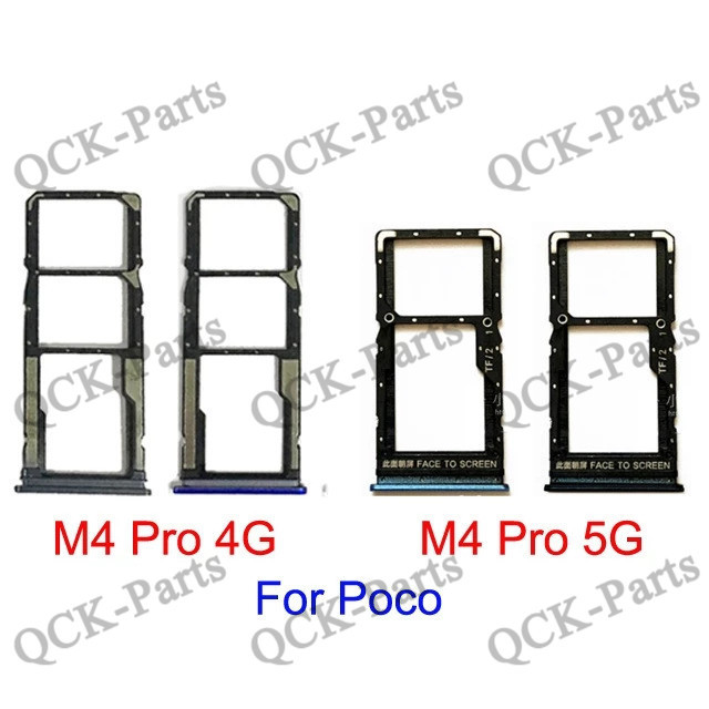 สําหรับ Poco M4 Pro 4G 5G ซิมการ์ดถาดผู้ถือสล็อต