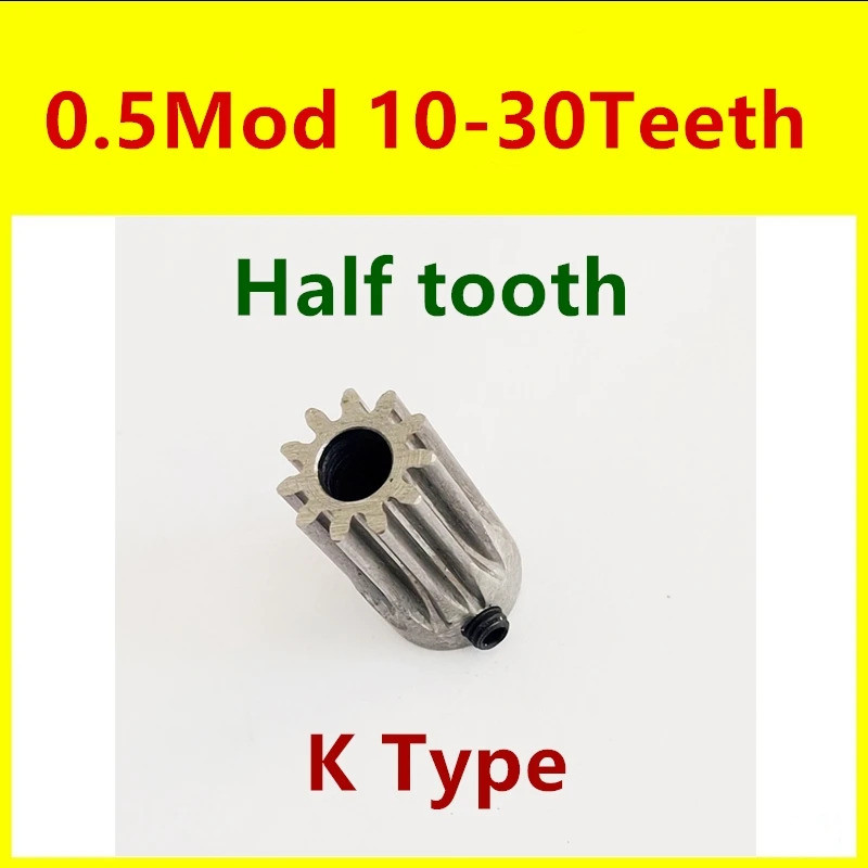1 PC 0.5 mod ครึ่ง 12 T 20T 30T เหล็กคาร์บอน 4OCr เกียร์ความแม่นยําทรงกระบอก spur เกียร์อุปกรณ์เสริม
