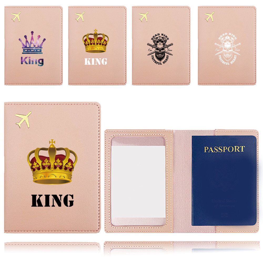 Card Slot Passport Holder Passport Cover Travel Essential Waterproof Leather Material Travel Passpor