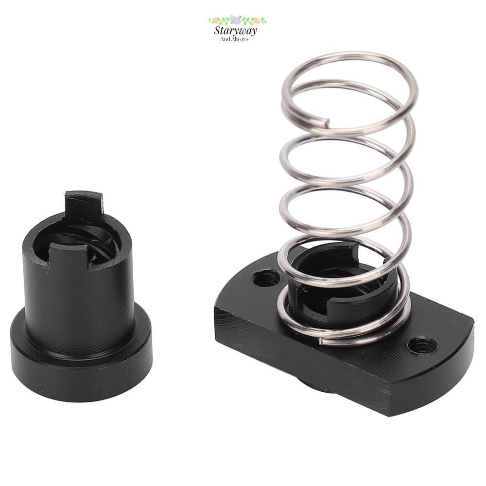 STARYSWAY 2PCS Anti Backlash Nut, 2 มม./8 มม.T8 / Tr8x2 / Tr8x8 T8 POM Nut, ลด Gap 4 POM เริ่มต้นฤดู