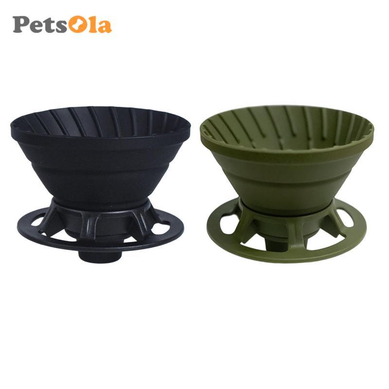 [คูลซู2] Pour Over Coffee Dripper Service สําหรับ 1 ถึง 2 ถ้วยพับสําหรับกลางแจ้ง