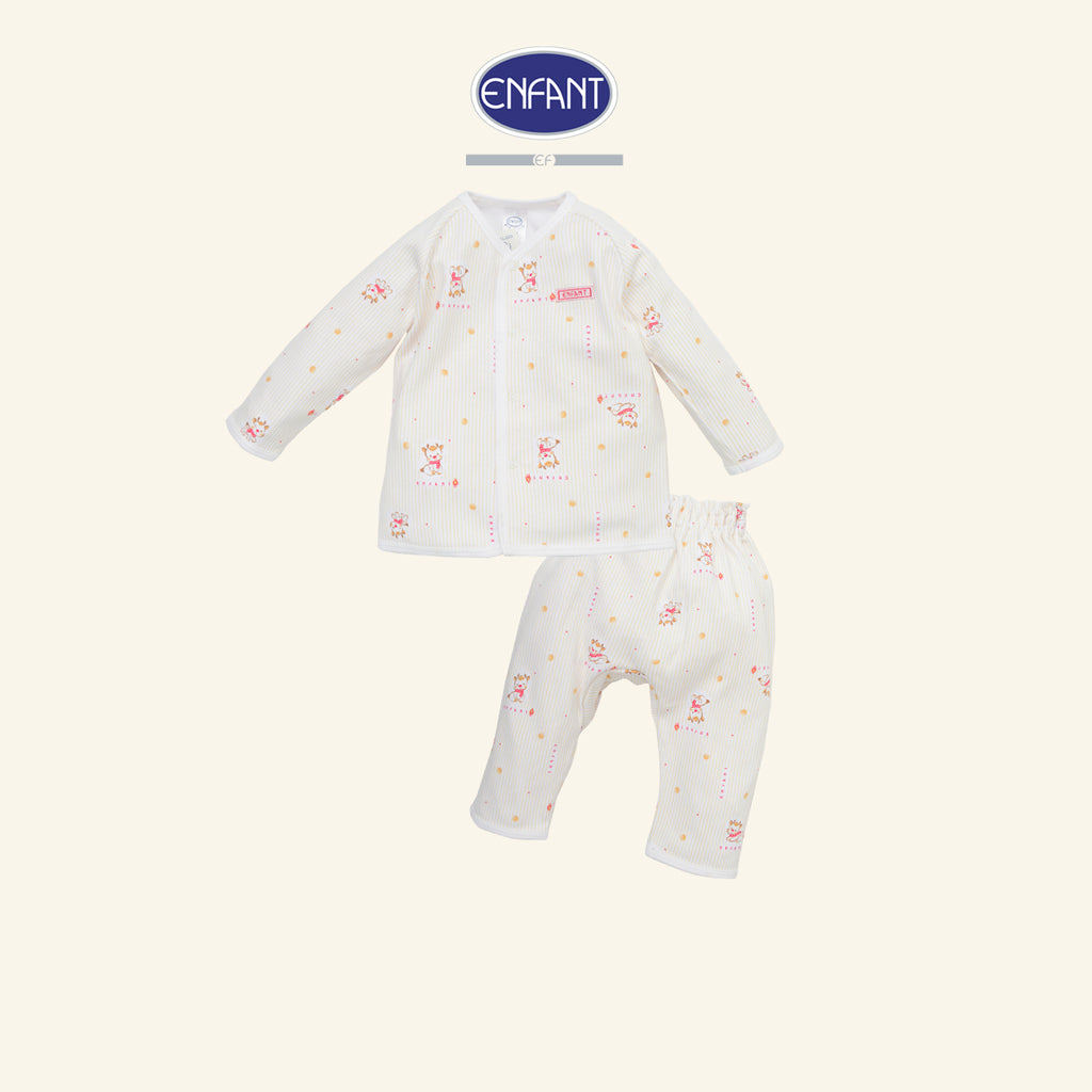 ENFANT ชุดSnap แขนยาว 3เดือน-2ปี กวาง  ED1DN6