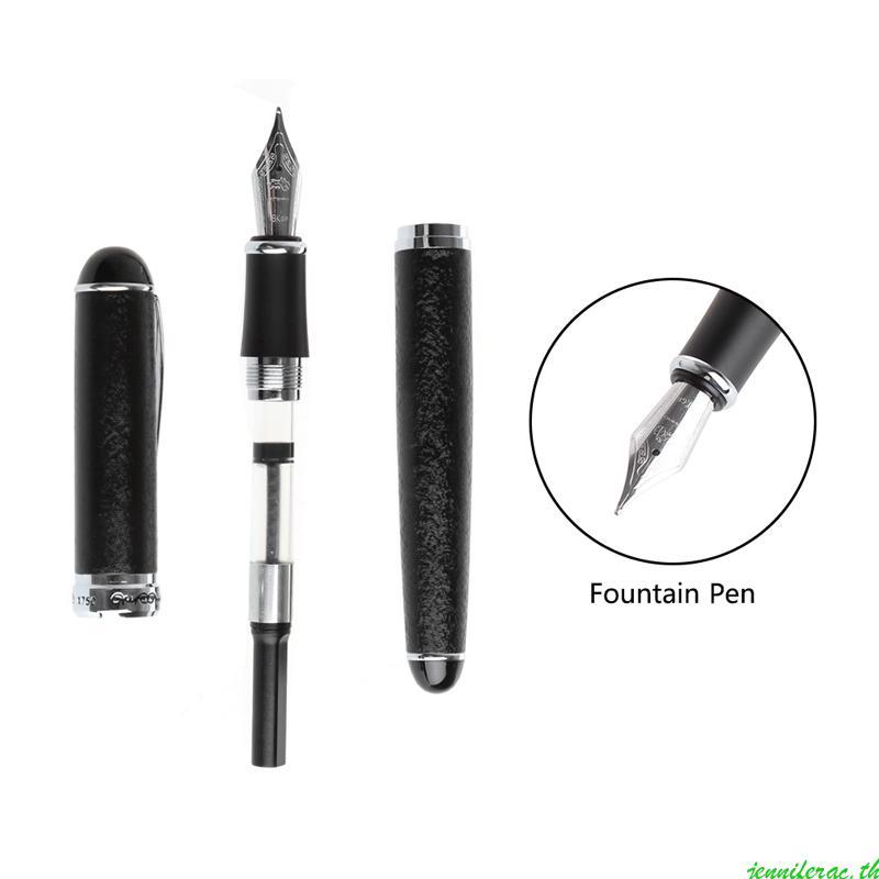 Jenniferac JINHAO X750 Medium Nib Fountain Pen อุปกรณ์เครื่องเขียนเครื่องมือเขียน