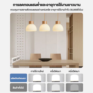 หลอดไฟ LED E27 แสงสีขาว/แสงอุ่น ประหยัดพลังงาน หลอดไฟพร้อมสาย 5M