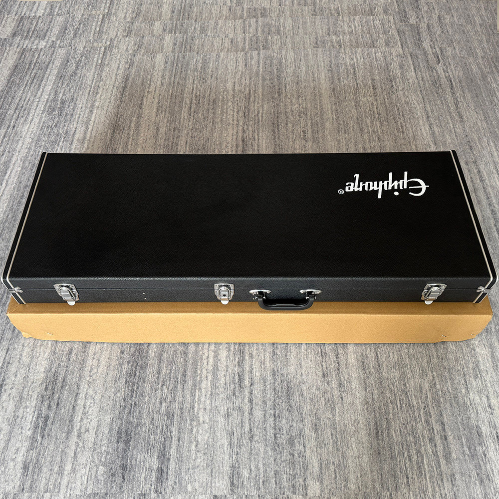 ขายตรงจากโรงงาน Epiphone Epiphone LP เคสกีตาร์ไฟฟ้า Les Paul Square Case พร้อมตัวล็อค