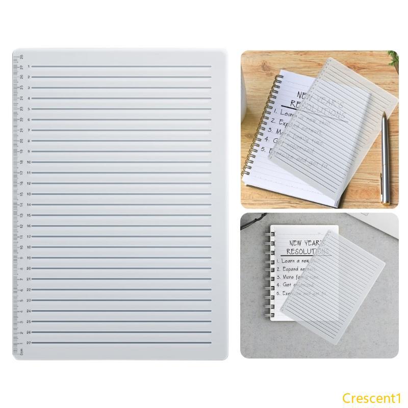Crescent1 Straight Line Stencil Spacing Line การเขียนคู่มือแม่แบบ Line Drawing Stencil Templates Col