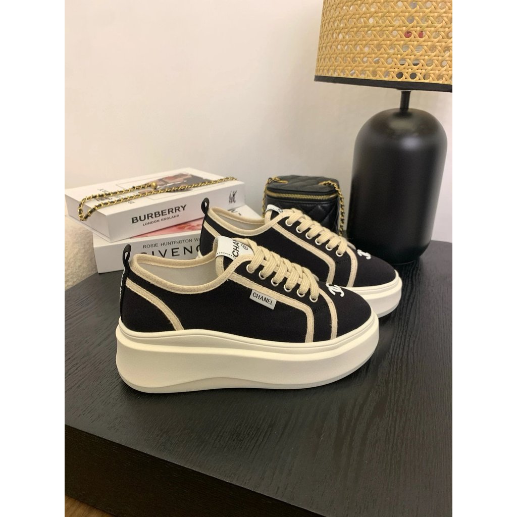 รองเท้ากีฬาลำลองพื้นหนา CHANEL ไซส์ 35-39