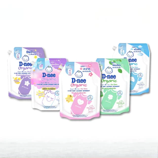 (ส่งฟรี X6ถุง) D-nee ดีนี่ น้ำยาซักผ้า สำหรับเด็ก ชนิดเติม ขนาด 1100-1300มล. เลือกกลิ่นได้