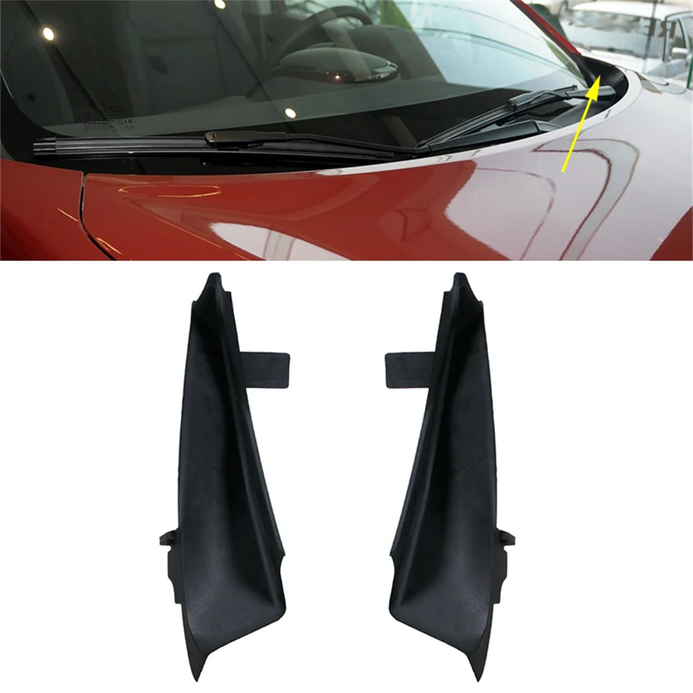สําหรับ Renault Koleos HY 2007 2008-2016 รถด้านหน้ากระจก Wrap มุม Wiper Cowl ด้านข้างฝาครอบฝาปิด 668